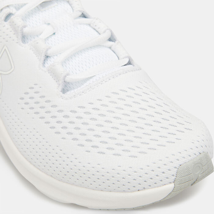 Under Armour Women's Charged Pursuit 3 Big Logo Running Shoes White image number 5