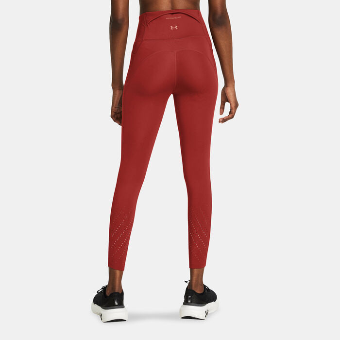 Under Armour Women's Launch Elite Ankle Running Leggings Orange image number 1