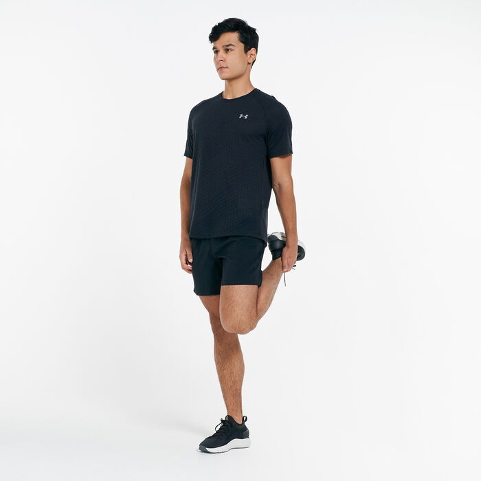 Under Armour Men's Streaker Runclipse T-Shirt Black Under Armour Men's Streaker Runclipse T-Shirt Black image number 2