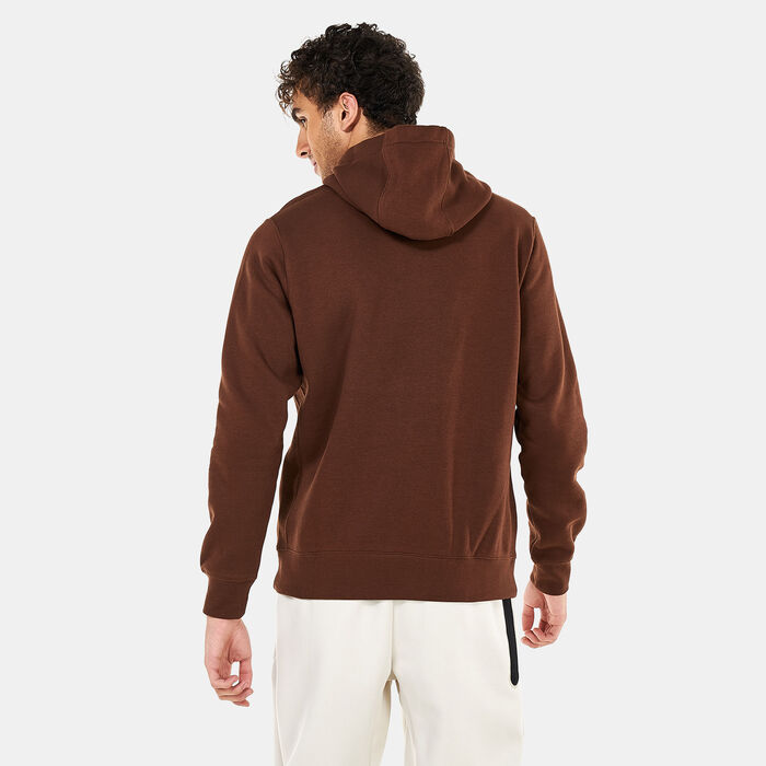 Nike Men's Sportswear Club Fleece Hoodie Brown Nike Men's Sportswear Club Fleece Hoodie Brown image number 1