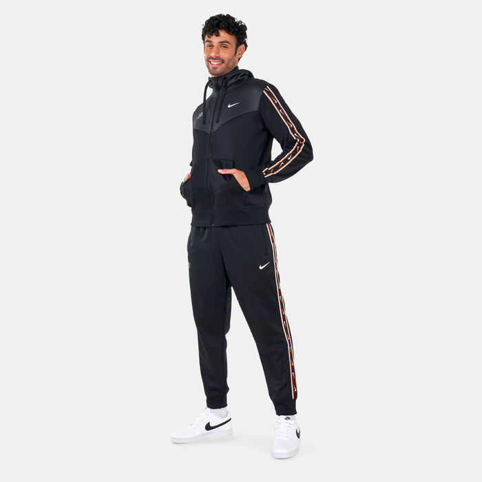 Nike Men's Sportswear Repeat Full-Zip Hoodie Black Nike Men's Sportswear Repeat Full-Zip Hoodie Black image number 2