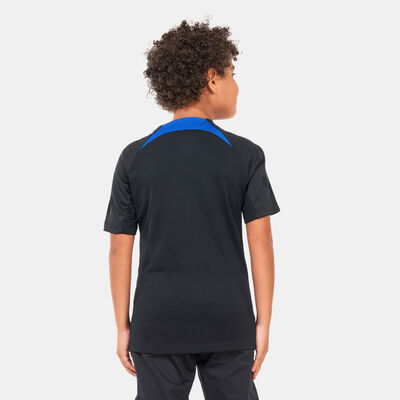Jordan Kids' Paris Saint-Germain Dri-FIT Strike Away Football T-Shirt (Older Kids) Black