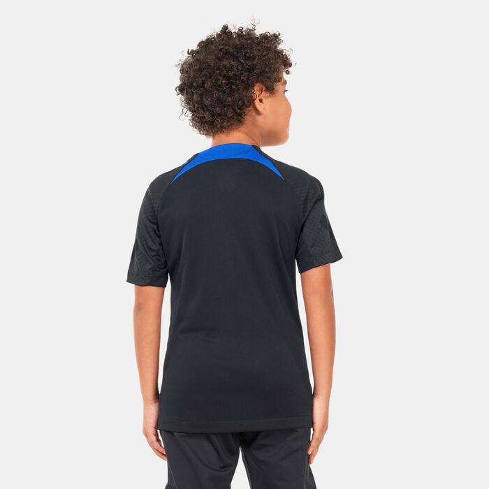 Jordan Kids' Paris Saint-Germain Dri-FIT Strike Away Football T-Shirt (Older Kids) Black Jordan Kids' Paris Saint-Germain Dri-FIT Strike Away Football T-Shirt (Older Kids) Black image number 1