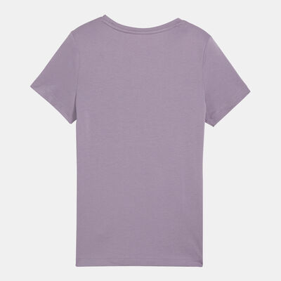 PUMA Kids' ESS Logo T-Shirt Purple