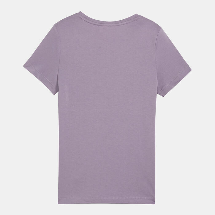 PUMA Kids' ESS Logo T-Shirt Purple PUMA Kids' ESS Logo T-Shirt Purple image number 1
