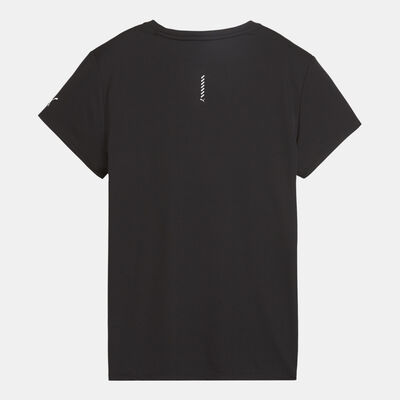 PUMA Women's RUN FAVOURITE Graphic T-Shirt Black PUMA Women's RUN FAVOURITE Graphic T-Shirt Black
