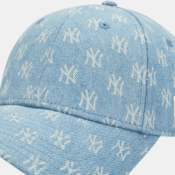 New Era Women's New York Yankees Denim Monogram 9FORTY Cap Blue New Era Women's New York Yankees Denim Monogram 9FORTY Cap Blue image number 2