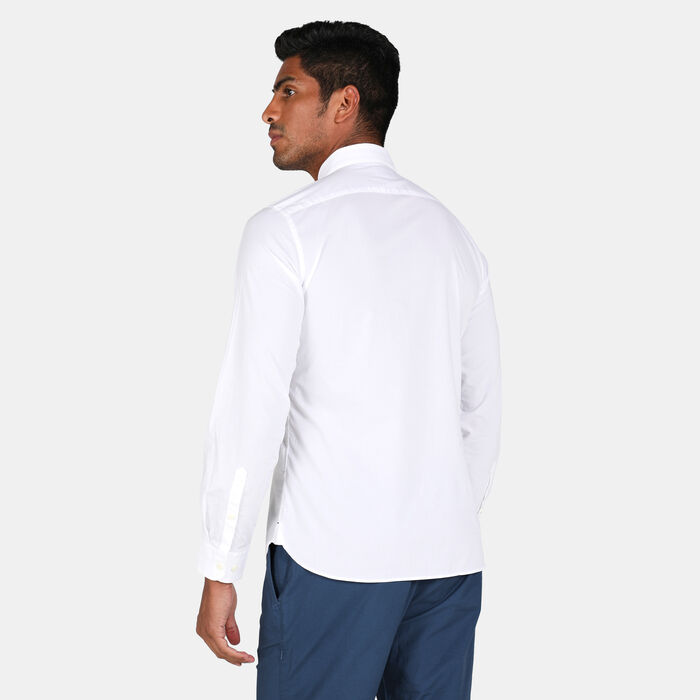 Timberland Men's Eastham River Poplin Solid Shirt White Timberland Men's Eastham River Poplin Solid Shirt White image number 1