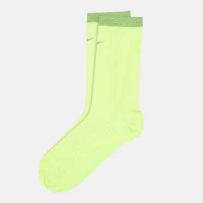 Nike Spark Lightweight Running Crew Socks Green Nike Spark Lightweight Running Crew Socks Green