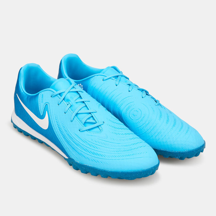 Nike Men's Phantom GX 2 Academy Turf Ground Football Shoes Blue image number 1