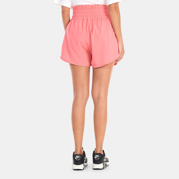 Nike Women's Dri-FIT One Ultra High-Waisted Shorts Peach image number 1