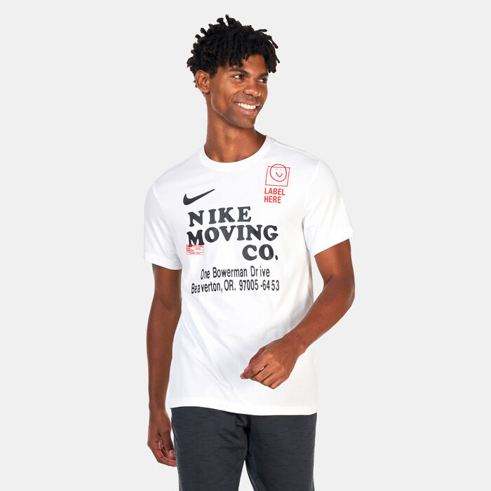 Nike Men's Dri-FIT T-Shirt White Nike Men's Dri-FIT T-Shirt White image number 0