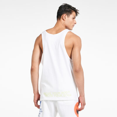 Nike Men's Sportswear World Tour Tank Top White Nike Men's Sportswear World Tour Tank Top White