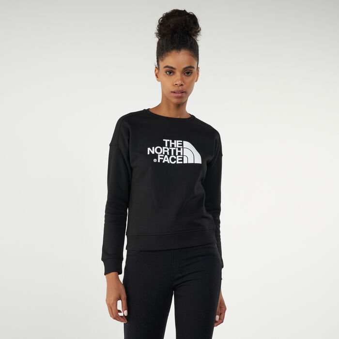The North Face The NorthfaceDrew Peak Crew Sweatshirt Black The North Face The NorthfaceDrew Peak Crew Sweatshirt Black image number 0