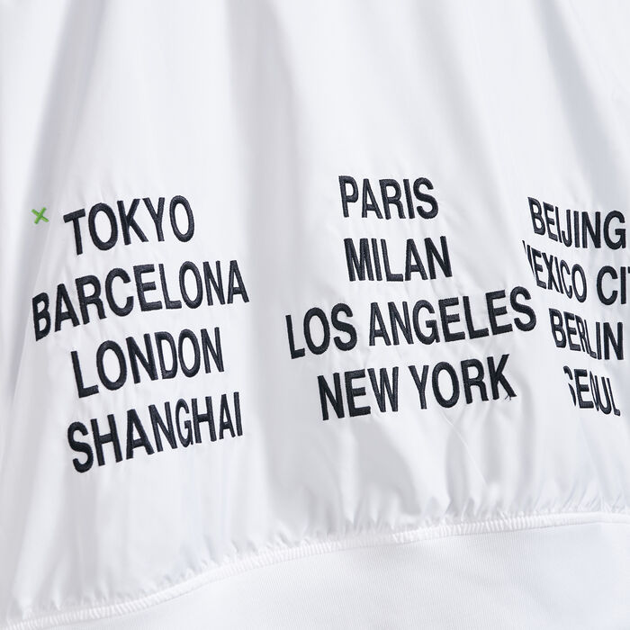 Nike Men's Sportswear Woven World Tour Jacket White Nike Men's Sportswear Woven World Tour Jacket White image number 3