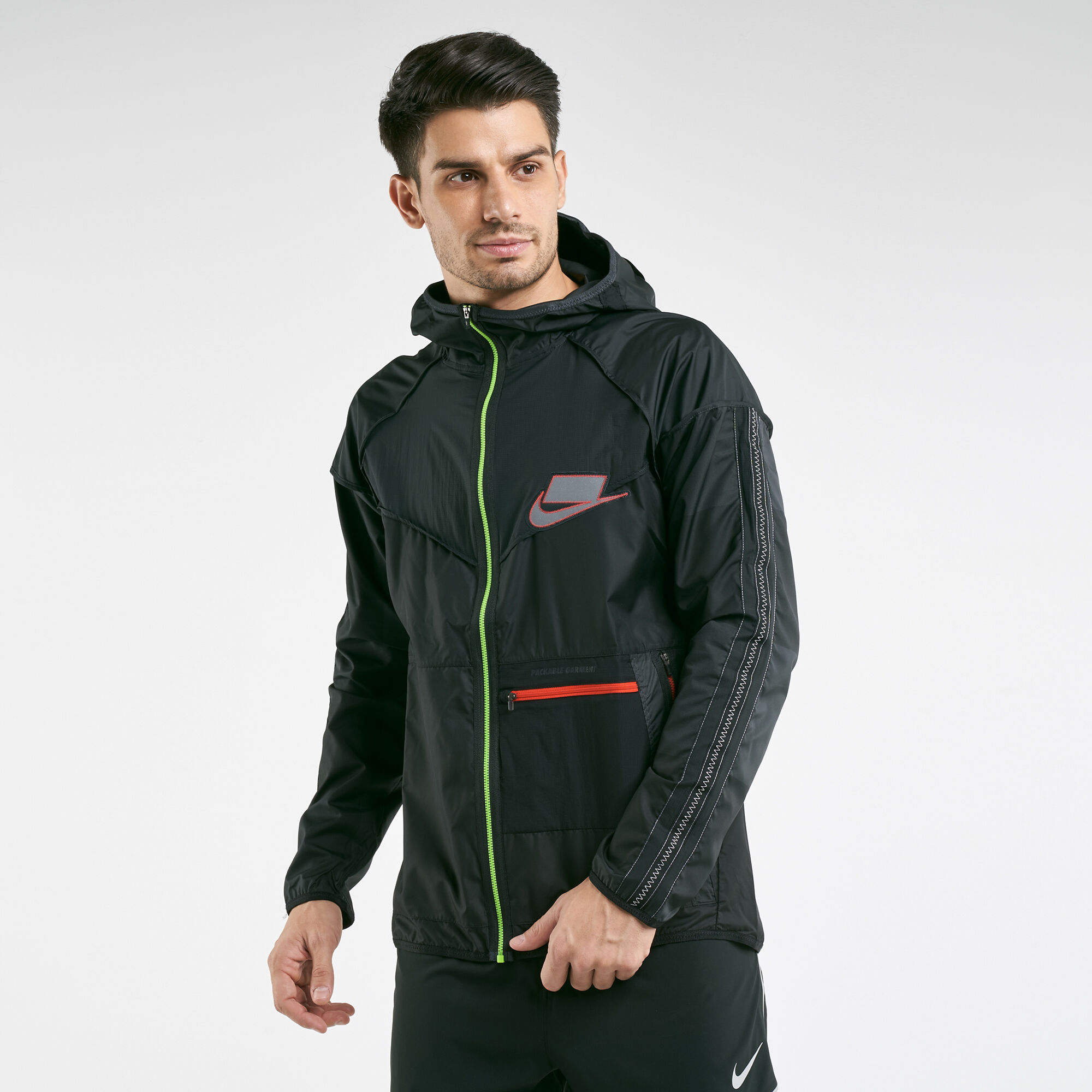Men s Wild Run Windrunner Running Jacket Grey Nike in Qatar SSS