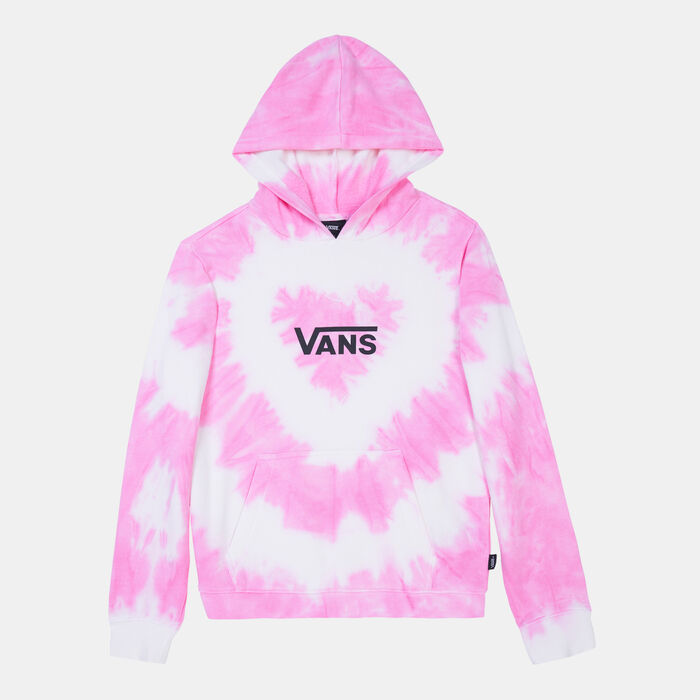 Vans Women's Tie Dye Heart Hoodie Pink image number 0