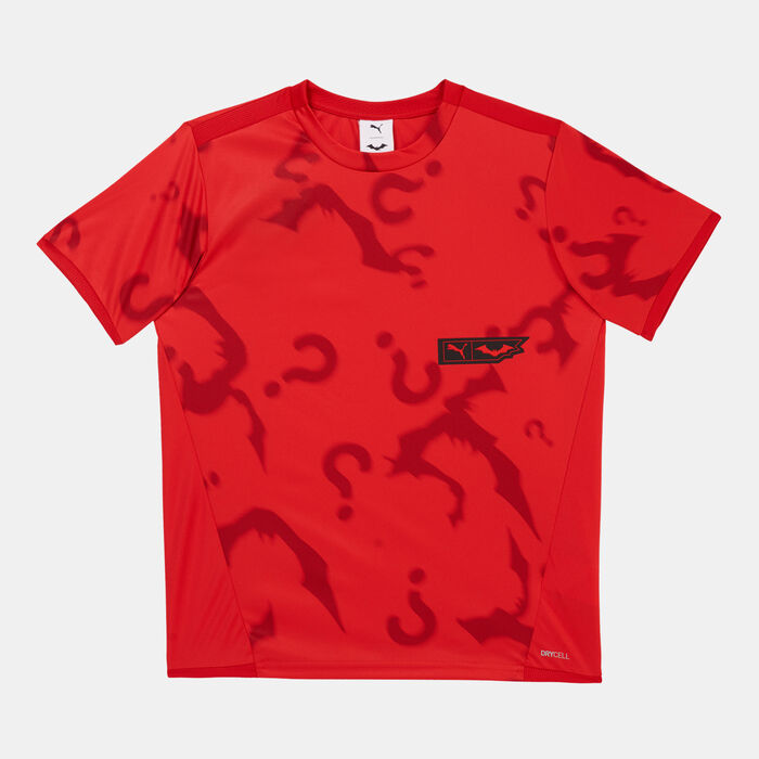 PUMA Kids' x BATMAN Graphic Football T-Shirt Red PUMA Kids' x BATMAN Graphic Football T-Shirt Red image number 0