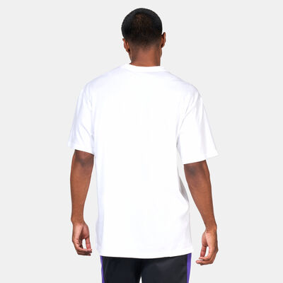 Jordan Men's Los Angeles Lakers Statement Max90 T-Shirt White