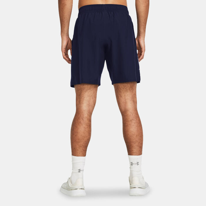 Under Armour Men's Tech Woven Wordmark Training Shorts Blue Under Armour Men's Tech Woven Wordmark Training Shorts Blue image number 1