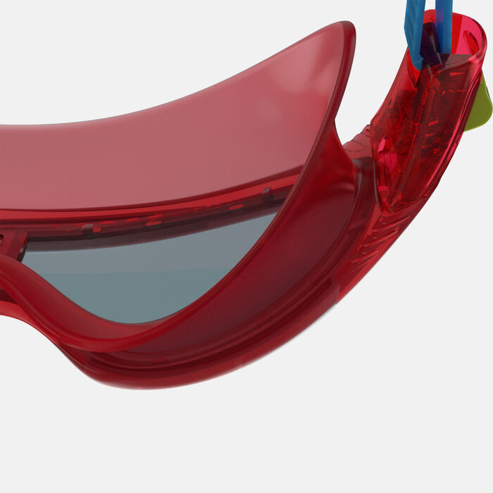 Speedo Kids' Biofuse Rift Swimming Goggles Red image number 3