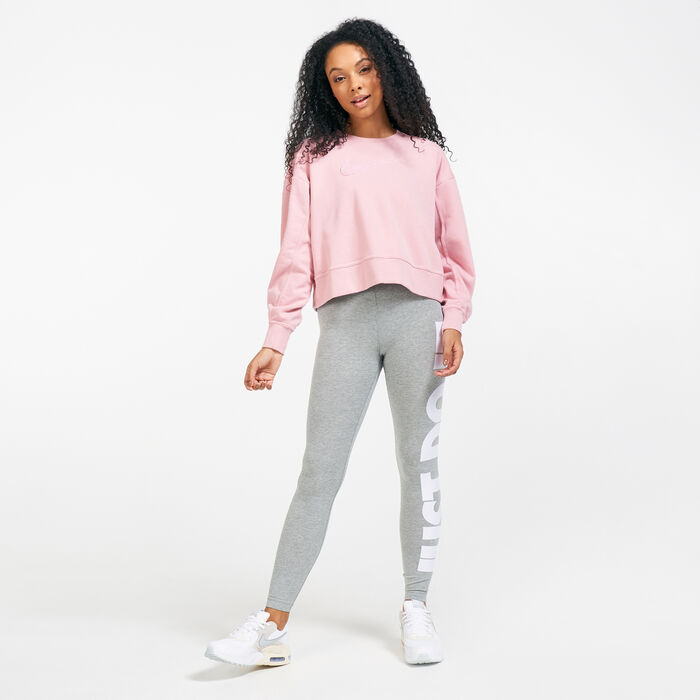 Nike Women's Dri-FIT Get Fit Crew Sweatshirt Pink image number 2