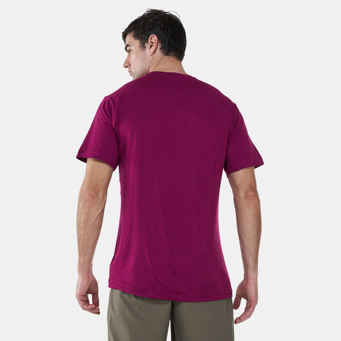 Columbia Men's Tech Trail™ T-Shirt Red Columbia Men's Tech Trail™ T-Shirt Red image number 1