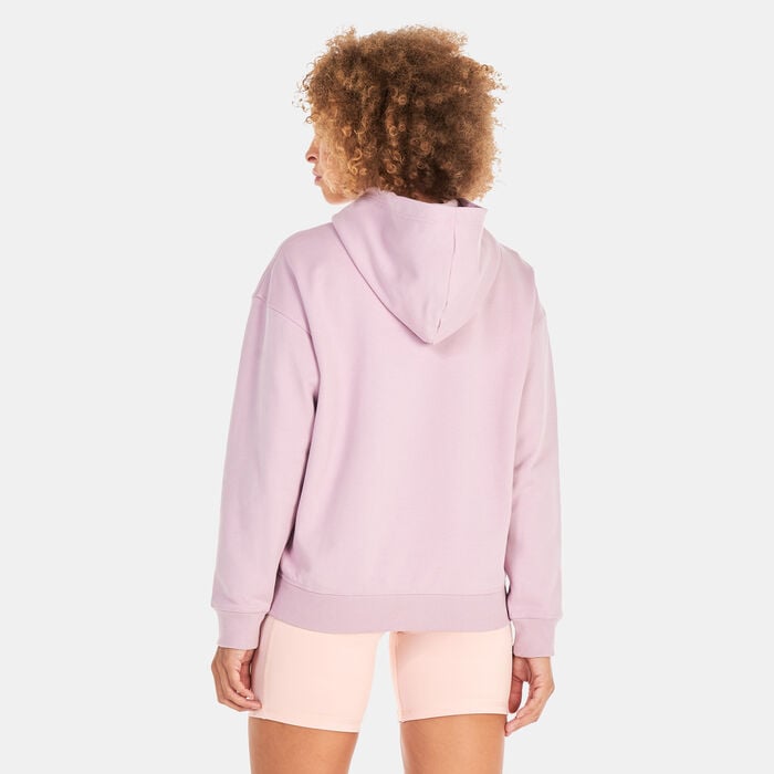 New Balance Women's Athletics Nature State French Terry Hoodie Beige New Balance Women's Athletics Nature State French Terry Hoodie Beige image number 1