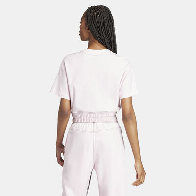adidas Women's Dance 3-Stripes Crop Top Pink adidas Women's Dance 3-Stripes Crop Top Pink