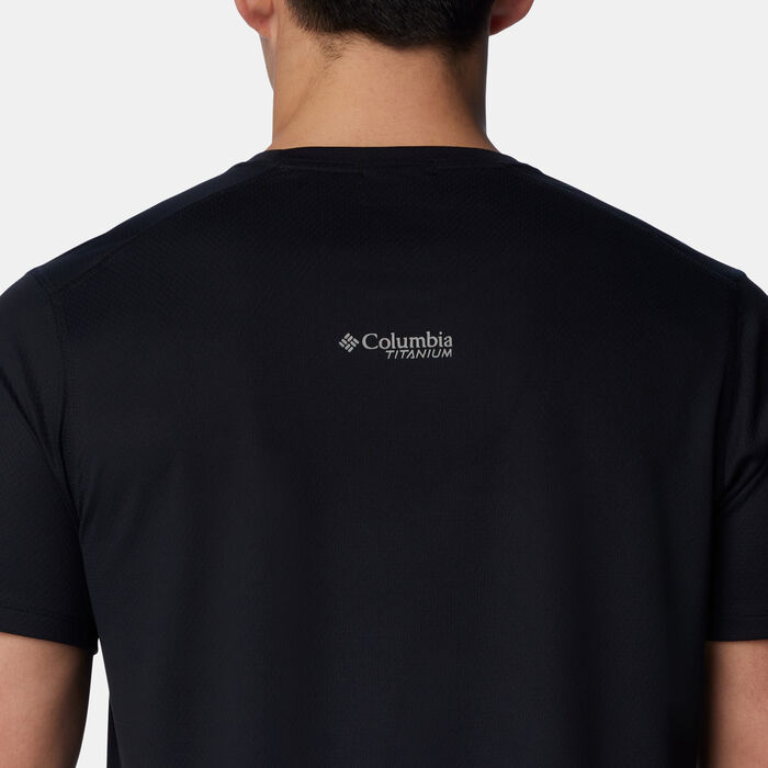 Columbia Men's Summit Valley Hiking T-Shirt Black Columbia Men's Summit Valley Hiking T-Shirt Black image number 3