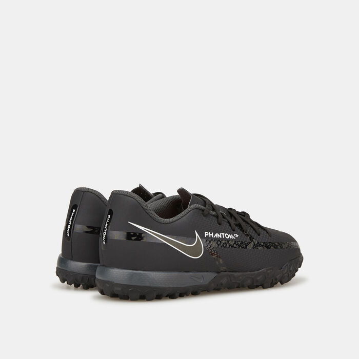 Nike Kids' Phantom GT2 Academy Turf Ground Football Shoe Black image number 2