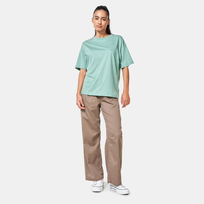 Converse Women's Chuck Taylor Logo T-Shirt Green Converse Women's Chuck Taylor Logo T-Shirt Green image number 2