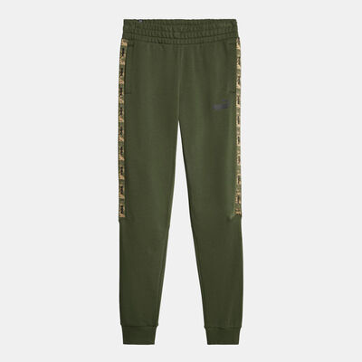 PUMA Men's Essentials+ Tape Camo Sweatpants Green