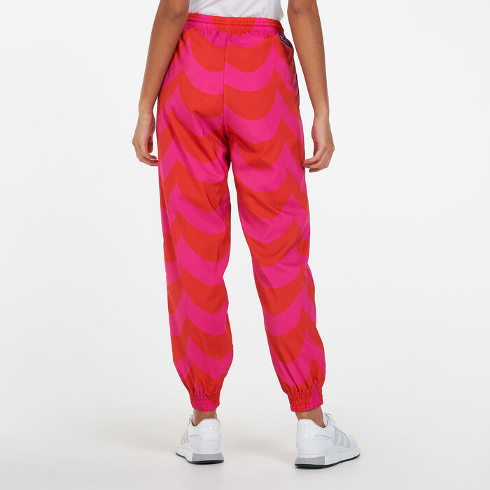 adidas Women's Marimekko Cuffed Woven Track Pants Multi image number 1