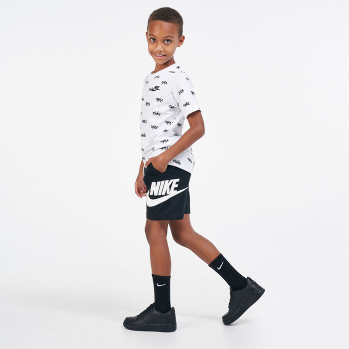 Nike Kids' Sportswear Script Printed T-Shirt White image number 2