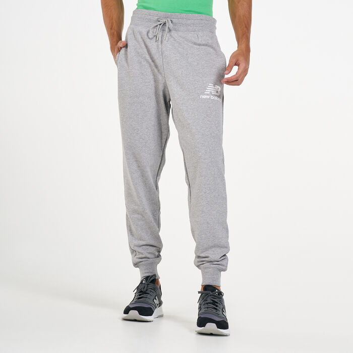 New Balance Men's Essentials Stacked Logo Sweatpants Grey image number 0