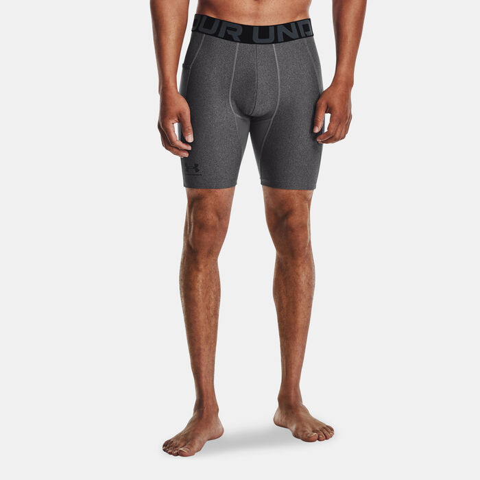 Under Armour Men's HeatGear® Armour Compression Shorts Grey Under Armour Men's HeatGear® Armour Compression Shorts Grey image number 0