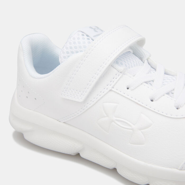 Under Armour Kids' Assert 8 Uniform Synthetic Running Shoe (Older Kids) White Under Armour Kids' Assert 8 Uniform Synthetic Running Shoe (Older Kids) White image number 4