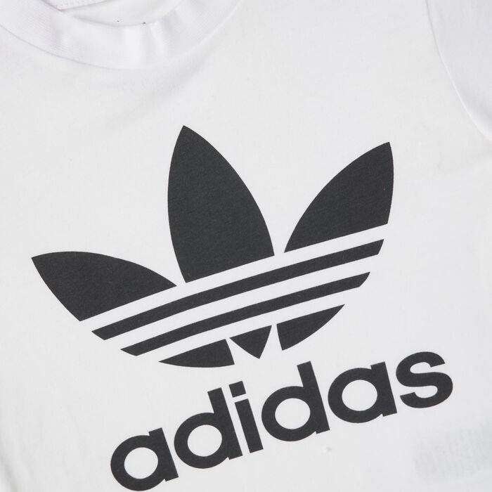 adidas Originals Kids' Trefoil T-Shirt White adidas Originals Kids' Trefoil T-Shirt White image number 3
