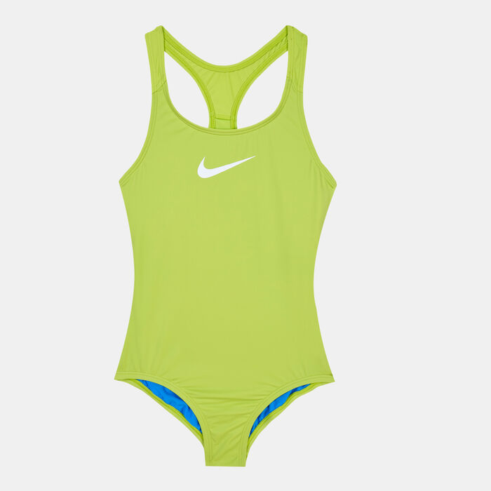 Nike Swim Kids' Racerback 1-Piece Swimsuit (Older Kids) Green image number 0