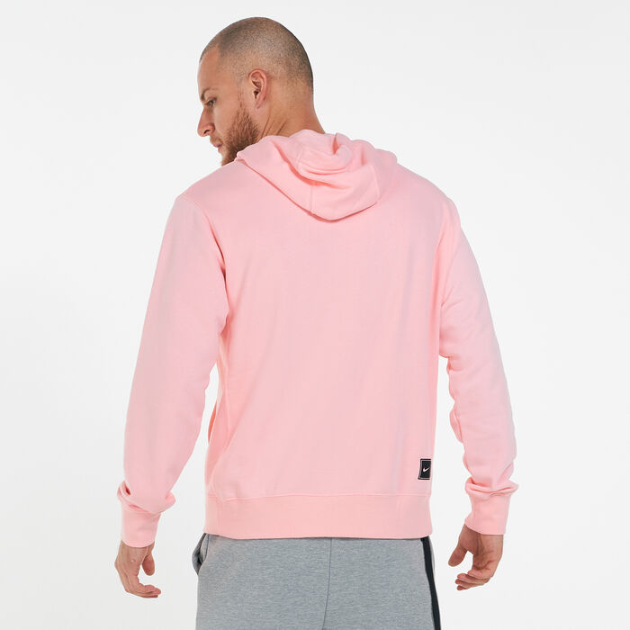 Nike Men's Paris Saint-Germain Fleece Hoodie Pink image number 1