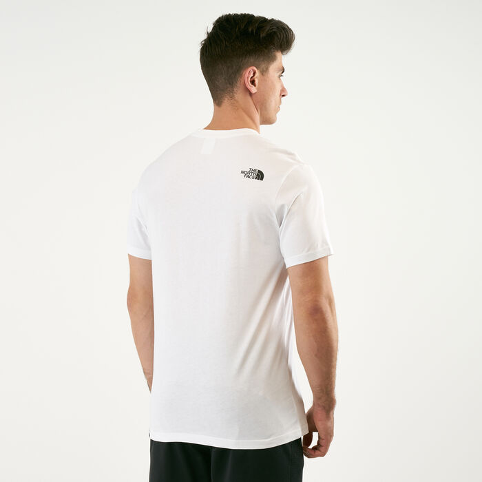 The North Face Men's Fine T-Shirt White The North Face Men's Fine T-Shirt White image number 1