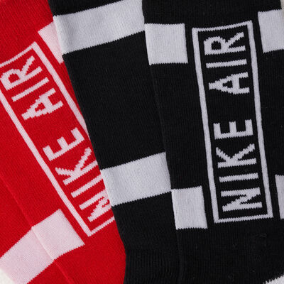 Nike Kids' Cushioned Crew Socks 2 Pack (Younger Kids) Red