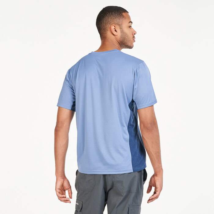 Columbia Men's Zero Ice Cirro-Cool™ T-Shirt Blue Columbia Men's Zero Ice Cirro-Cool™ T-Shirt Blue image number 1
