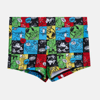 Zoggs Kids' Sci Fi Hip Racer Swimming Shorts Multi Zoggs Kids' Sci Fi Hip Racer Swimming Shorts Multi