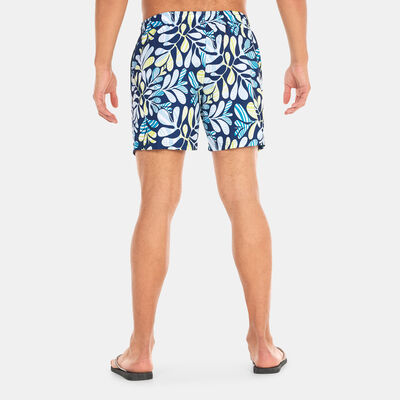 Speedo Men's Printed Leisure 16 Swimming Shorts Blue