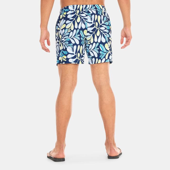 Speedo Men's Printed Leisure 16 Swimming Shorts Blue Speedo Men's Printed Leisure 16 Swimming Shorts Blue image number 1
