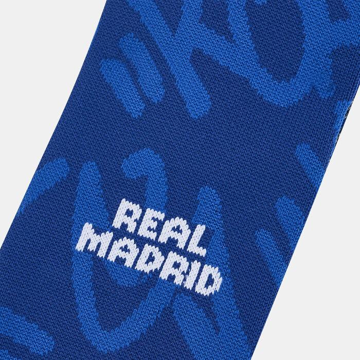 adidas Men's Real Madrid Away Football Socks - 2021/22 Blue adidas Men's Real Madrid Away Football Socks - 2021/22 Blue image number 1