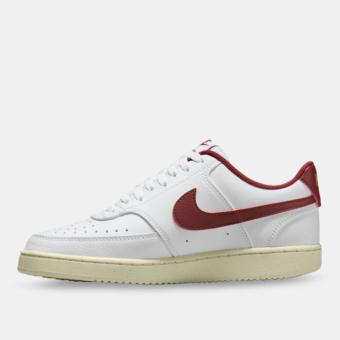 Nike Women's Court Vision Low Next Nature Shoes White Nike Women's Court Vision Low Next Nature Shoes White image number 2