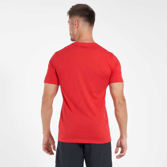 Under Armour Boxed Sportstyle T-Shirt Red Under Armour Boxed Sportstyle T-Shirt Red image number 1